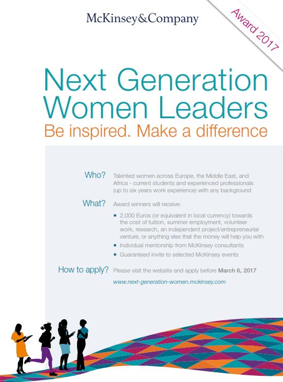 BSNL "McKinsey Next Generation Women Leaders Award". BSNL